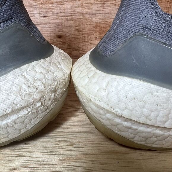 Adidas Ultra Boost Men Size 8 Shoes Gray White Comfort Running Sneakers F35284 - Picture 9 of 10